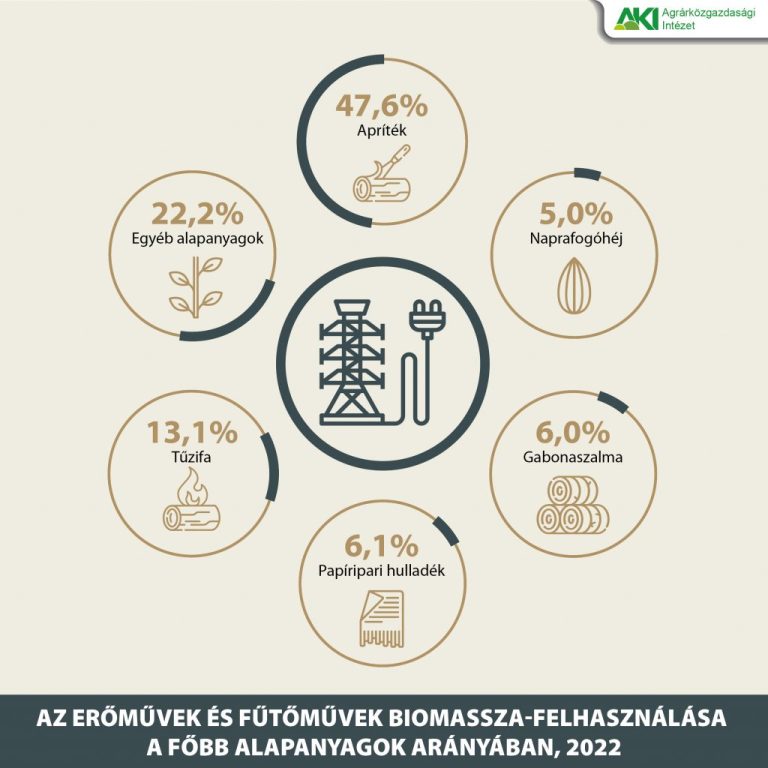 Növekedett a hazai energetikai célú biomassza-felhasználás