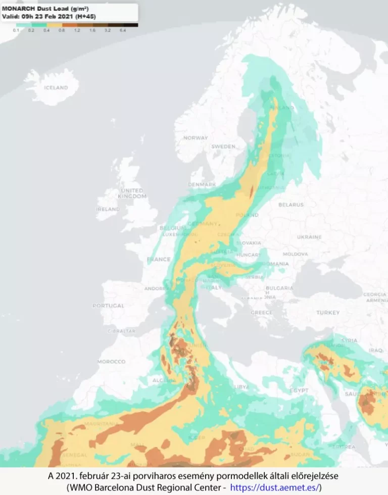A HUN-REN CSFK kutatójának vezetésével Finnország légkörébe eljutó sivatagi porviharos eseményeket azonosítottak