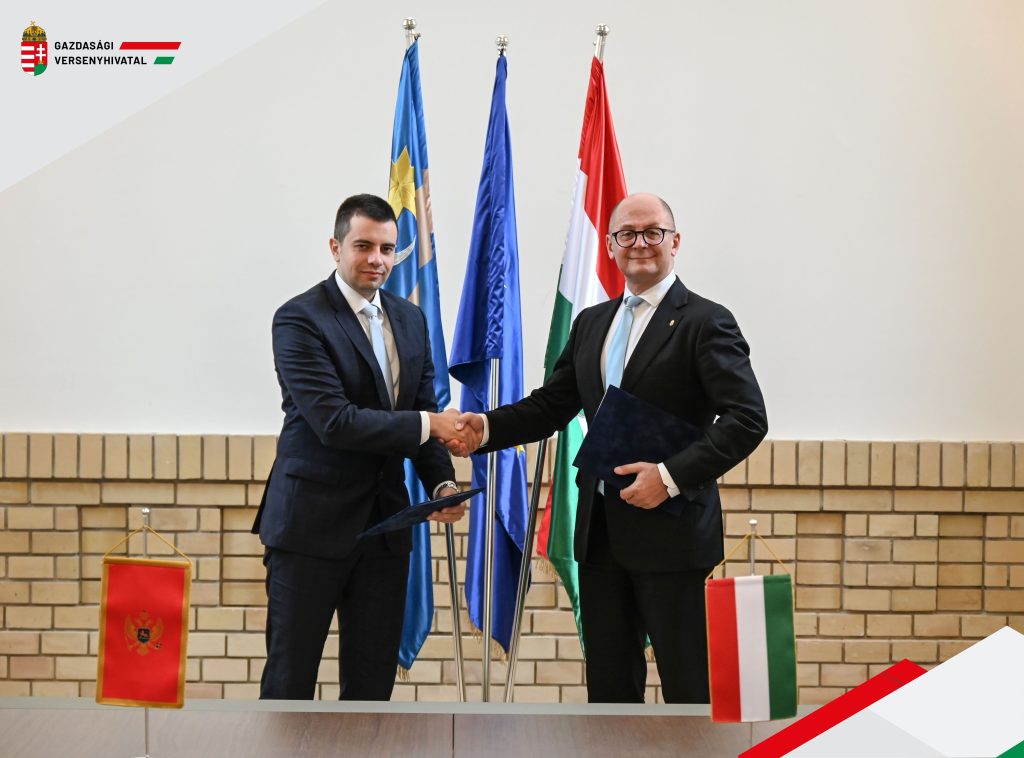 Együttműködési megállapodást kötött a GVH és Montenegró versenyhatósága