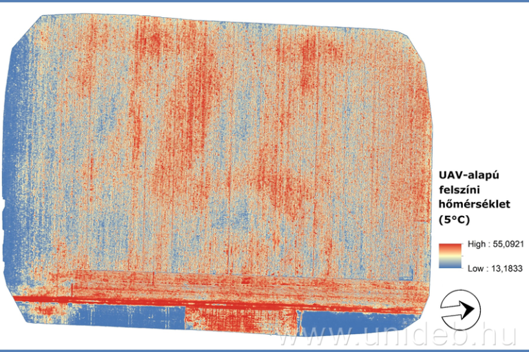 Talajnedvesség-térkép drónok és MI alkalmazásával
