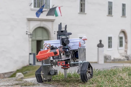 Mesterséges intelligenciát alkalmaz a Széchenyi István Egyetemen fejlesztett mezőgazdasági robot