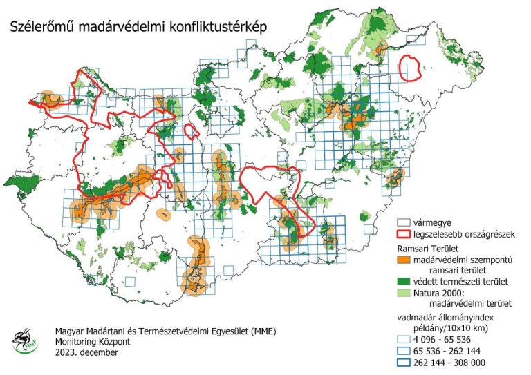 Szélerőművekről szóló jogszabályváltozások madártani vonatkozásai