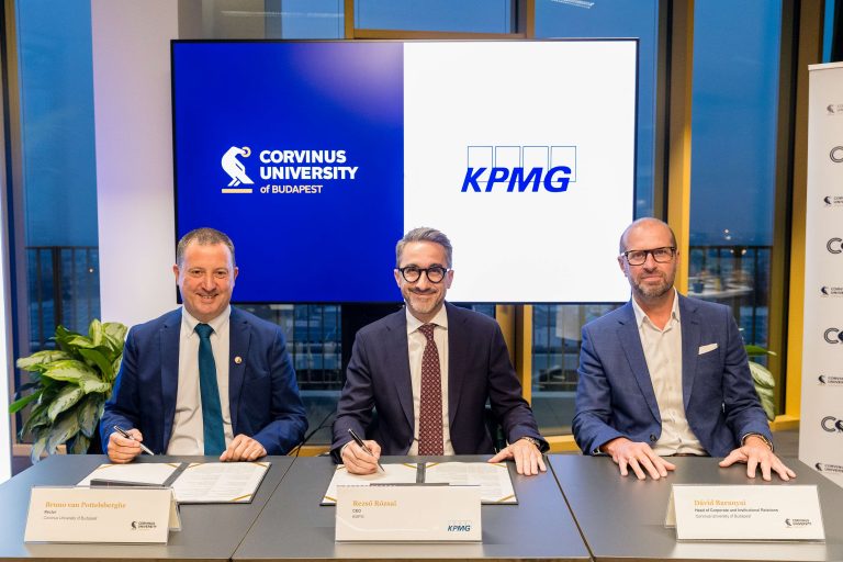 A KPMG a Corvinus stratégiai partnere lett