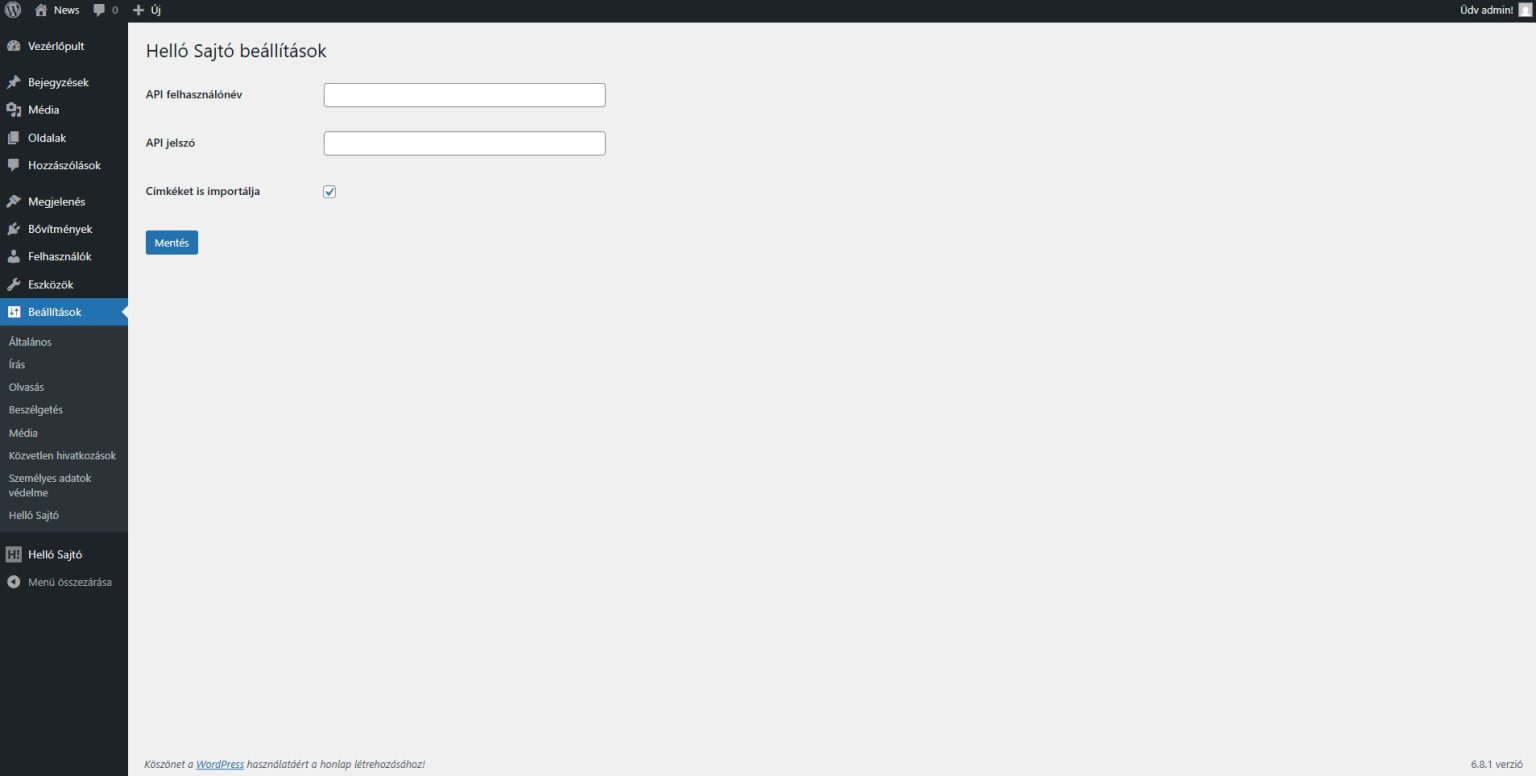 Helló Sajtó WordPress plugin újságíróknak - Helló Sajtó!