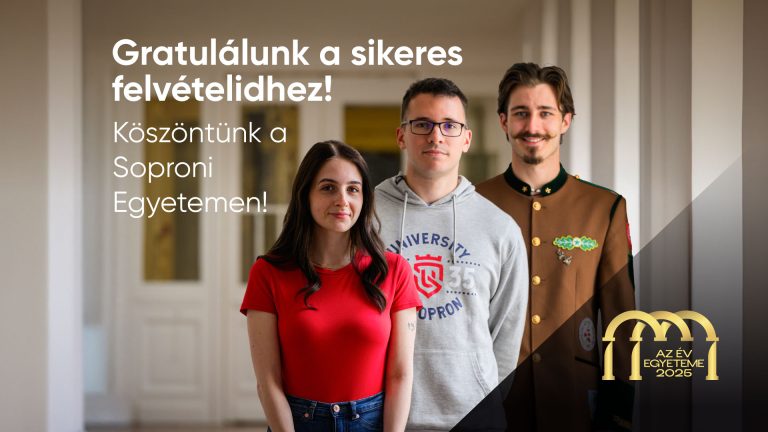 PONTosan Rád vártunk! – A Soproni Egyetem köszönti tehetséges elsőéveseit