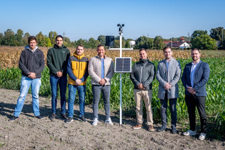Fenntartható mezőgazdaság: adatalapú döntések támogatására fejlesztettek meteorológiai állomást a Széchenyi István Egyetem kutatói