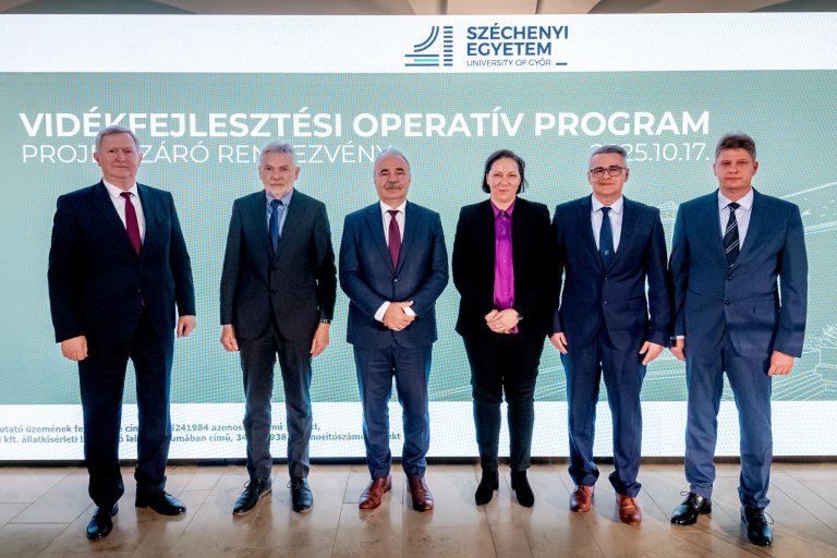 Innovatív megoldások az agráriumban – bemutatóüzemeket és okoskertet adott át a Széchenyi István Egyetem Mosonmagyaróváron