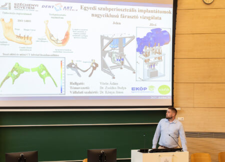 3MT verseny: fogászati implantátumokat vizsgáló kutatásával ért el második helyezést a Széchenyi István Egyetem doktorandusza 3MT verseny: fogászati implantátumokat vizsgáló kutatásával ért el második helyezést a Széchenyi István Egyetem doktorandusza