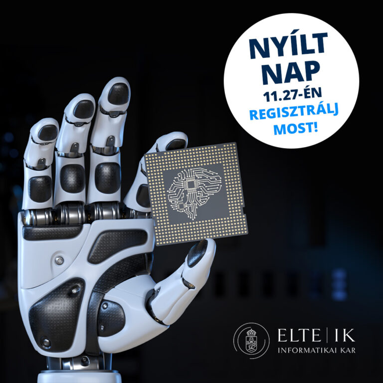 Nyílt Nap az ELTE Informatikai Karán november 27-én