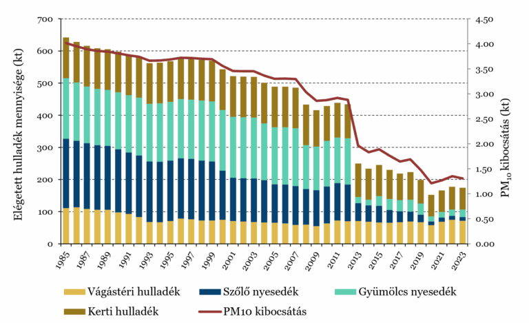 Tízszeres szennyezést okoz egyetlen avarkupac elégetése – a HungaroMet mérése is rámutat, mennyire veszélyes az őszi avarégetés
