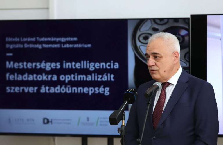 Új szuperszámítógép segíti a digitális örökség mesterséges intelligencia alapú kutatását az ELTE-n