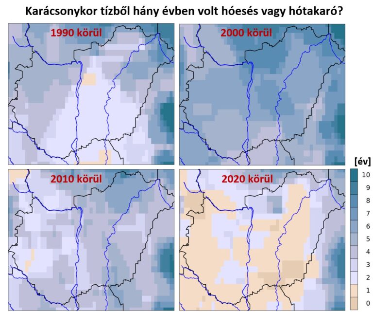 Hova lett az európai hó és a fehér karácsony Magyarországon?