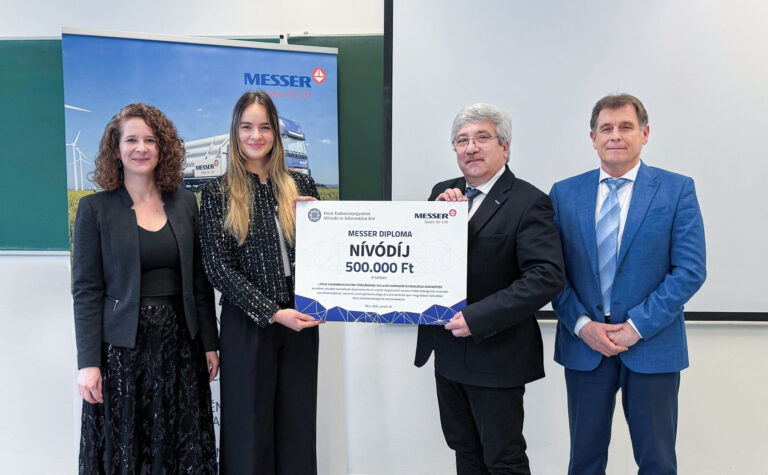 Átadták az első Messer Diploma Nívódíjat Pécsett