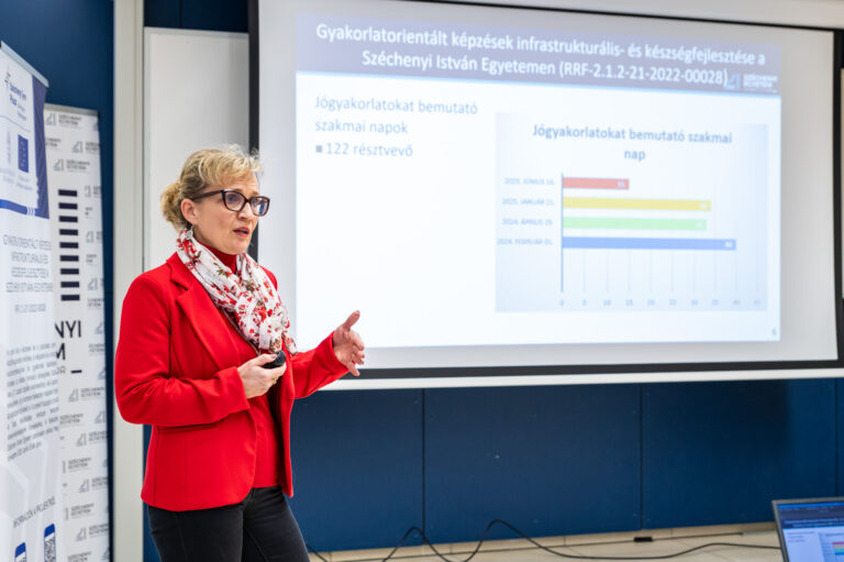 Az oktatási módszerek megújulását is támogatja a Széchenyi István Egyetem fejlesztési programja