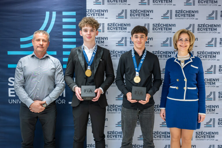 Innováció a sportban: a Nemzetközi Autómobil Szövetség egyik legrangosabb elismerésével díjazta a Széchenyi István Egyetem versenyzőjét