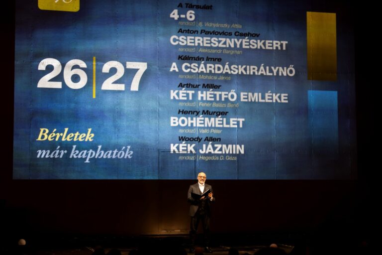Elindult a VígSTREAMház és bejelentették a 2026/27-es évad bemutatóit a Vígszínház 130. születésnapján